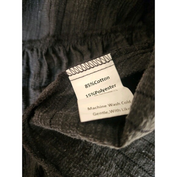 Fairy Grunge Boho Milkmaid Tiered Maxi Dress Womens Medium Black Beachy Cottage - Picture 7 of 9